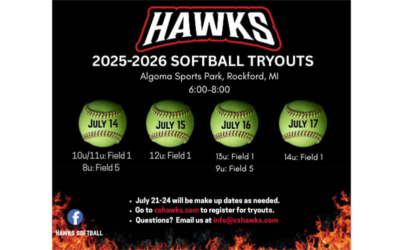 Hawks Softball Tryouts