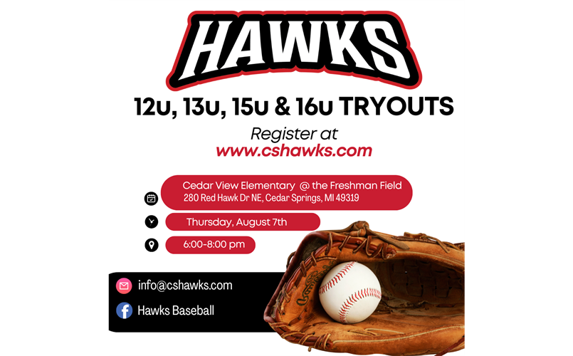 Hawks Tryouts (12u, 13u, 15, 16u)