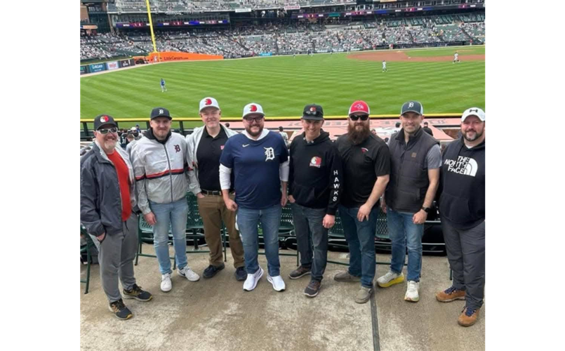 Hawks Coaches -  Yearly Training and Game at Tigers Stadium